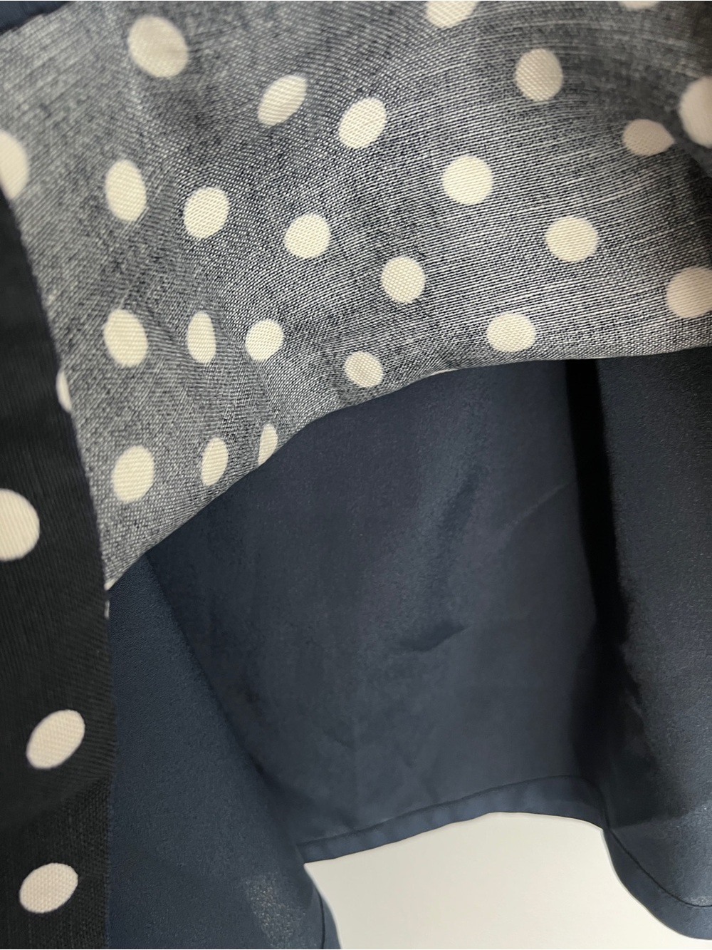 J. Crew Navy and White Polka Dot Dress - Picture 6 of 7